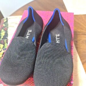 Black and Blue Slip-On Shoes By Rothy